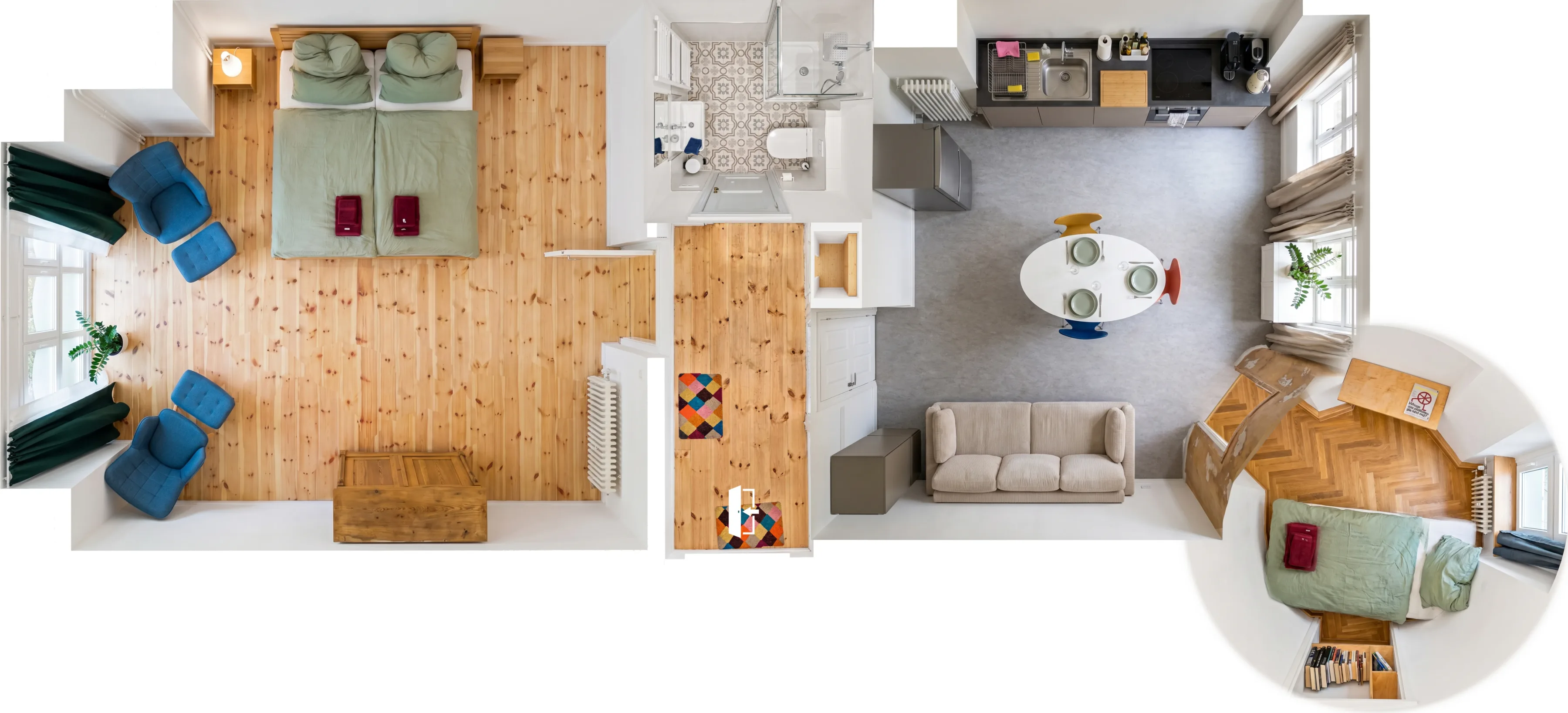 Apartment am Bundesplatz floor plan